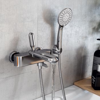 Kammel 1801 Смеситель для ванны с коротким изливом — фото 2, Смеситель для ванны