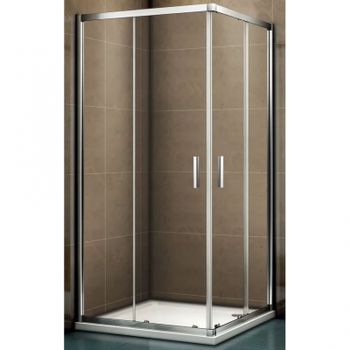 Душевой уголок Riho Hamar 2.0 R207 90x90 G007005120 (GR94200) профиль Хром стекло прозрачное — фото 1, Квадратные душевые уголки