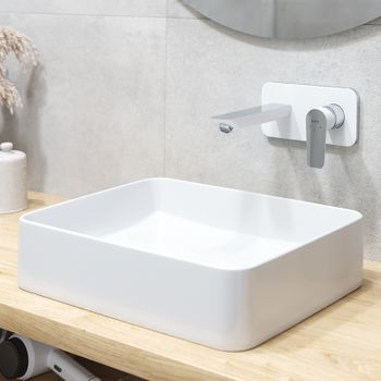 Смеситель для раковины Iddis Cloud CLOSB00i65 Белый Хром — фото 3, Смесители для раковины