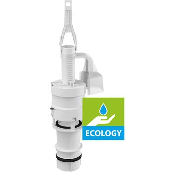 Сливная арматура Alcaplast A06E Белая — фото 1, Комплектующие для туалета