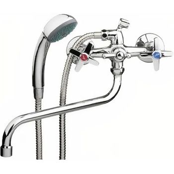 Смеситель для ванны Ledeme H20 2220L универсальный Хром — фото 1, Смеситель для ванны