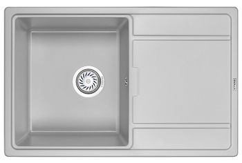 Granula-7804, СЛАНЕЦ, кухонная мойка, кварц — фото 1, Кухонные мойки