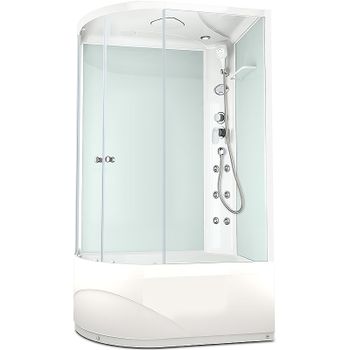 Душевая кабина Melodia della vita Classica 120x80 R MB01013 с гидромассажем — фото 1, Душевые кабины