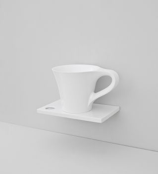 Раковина Artceram Cup 70 OSL005 01 00 Белая — фото 2, Раковины накладные