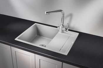 Granula-6501, СЛАНЕЦ, кухонная мойка, кварц — фото 2, Кухонные мойки