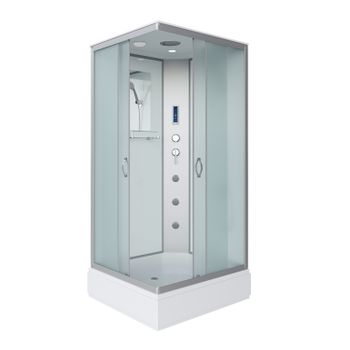 Душевая кабина Niagara Classic NG-33974-14QF (90х70х215) средний поддон(26см),стекло матовое,4 места — фото 1, Душевые кабины