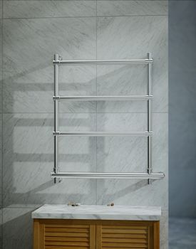 Электрический полотенцесушитель Margaroli Sole 542-4 BOX 5424704CRNB Хром — фото 3, Электрические полотенцесушители