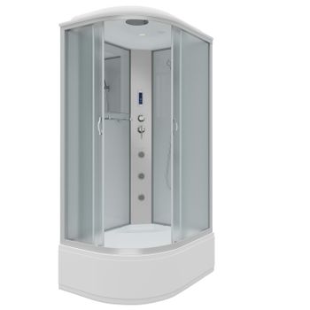 Душевая кабина Niagara Classic NG-2310-14RF (120х80х215) высокий поддон(40см),стекло матовое,4 места — фото 1, Душевые кабины