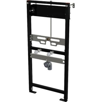 Инсталляция Alcaplast A107S/1120 для писсуара Черная — фото 1, Инсталляции для писсуаров