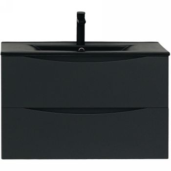 Раковина Bond 80 S05-808 Черная матовая — фото 6, Раковины встраиваемые сверху