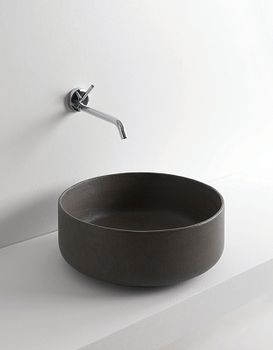 Раковина-чаша Artceram Cognac 42 COL001 17 00 Nero matt — фото 3, Раковины накладные