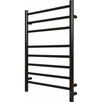 Электрический полотенцесушитель Grois Laura GR-132 500x 800 RAL 9005 П8 R Черный матовый — фото 1, Электрические полотенцесушители