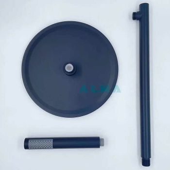 Душевая система ALMAes Sakari TVZ-0890 Черная матовая — фото 13, Встраиваемые душевые комплекты