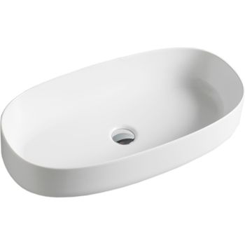 Раковина Artceram Cognac 68 COL005 01 00 Белая — фото 1, Раковины накладные