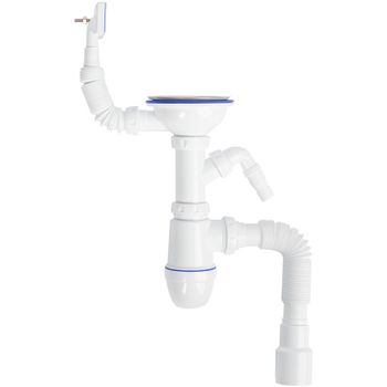 Сифон для кухонной мойки Iddis Kitchen Line S11UPS0i84 Белый — фото 1, Сифоны для кухонной мойки