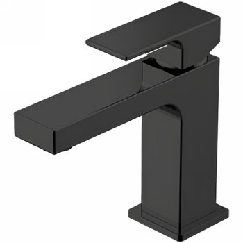 Смеситель для раковины Gattoni Kubik 2582/25NO Черный матовый — фото 1, Смесители для раковины