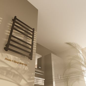 Электрический полотенцесушитель Altasan Ронда 3 Проф 80х50 Ронда3Проф8050ЧМ Черный муар — фото 4, Электрические полотенцесушители