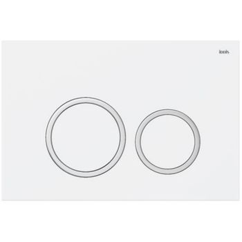 Клавиша смыва Iddis Unifix UNI03WCi77 Белая — фото 1, Кнопки смыва