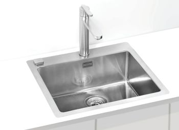 Мойка для кухни PURE 70 KMB-90 565X525 в компл. с сифоном 1127252, — фото 2, Кухонные мойки