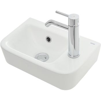 Раковина AQUAme 38 R AQM5006R Белая глянцевая — фото 1, Мини-раковины