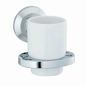 Аксесс Rhein K-6228CO Подстаканник одинарный (блистер),КЕРАМИКА,хром, WasserKRAFT — фото 1, Прочие аксессуары и комплектующие