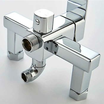 Смеситель для ванны Ledeme H33 2233L универсальный Хром — фото 8, Смеситель для ванны