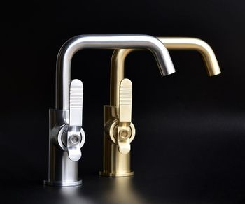 Смеситель для раковины Bronze de Luxe 1760'S 1178CG Золото матовое — фото 2, Смесители для раковины