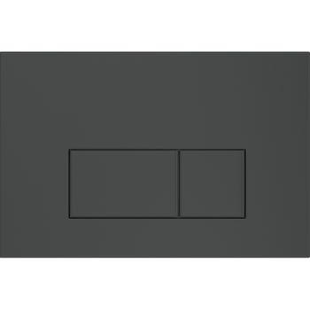 Клавиша смыва Creto Snap KL-CR-1.7-BM Черная матовая — фото 1, Кнопки смыва