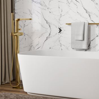 Ems 7621 Смеситель напольный для ванны — фото 4, Смесители напольные