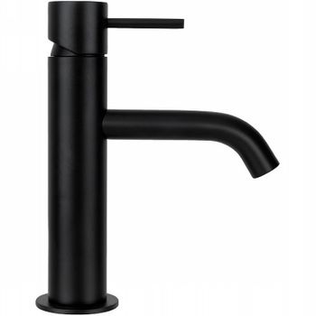 Смеситель для раковины Remer X-Style X12NO Черный матовый — фото 1, Смесители для раковины