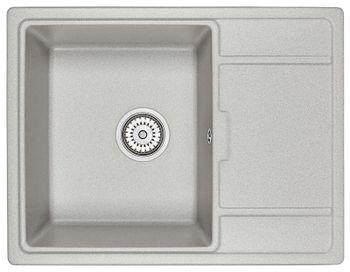 Granula-6503, БАЗАЛЬТ, кухонная мойка, кварц — фото 1, Кухонные мойки