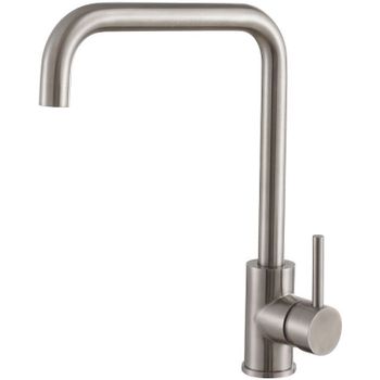 Смеситель для кухни Haiba HB70304-4 Нержавеющая сталь — фото 1, Смесители для кухни