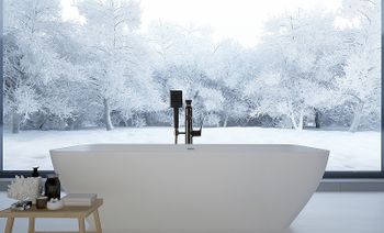 Смеситель для ванны Lemark Bronx LM3744BL Черный — фото 3, Смесители напольные