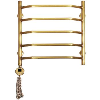 Электрический полотенцесушитель Domoterm Лаура П5 500x500 АБР EL Античная бронза — фото 1, Электрические полотенцесушители