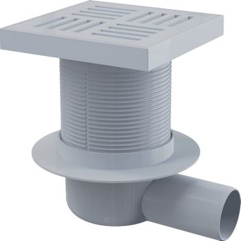 Трап для душа Alcaplast APV5211 с решеткой Хром — фото 1, Трапы для душа