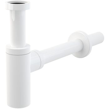 Сифон для раковины Alcaplast Design A400B Белый глянец — фото 1, Сифоны для раковины