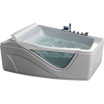 Акриловая ванна Gemy 170х130 G9056 K L с гидромассажем — фото 1, Акриловые ванны