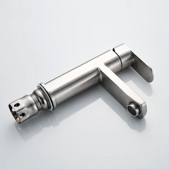 Смеситель для раковины Accoona H205 A96205 Нержавеющая сталь — фото 4, Смесители для раковины