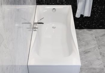 Ванна из искусственного камня Astra Form Вега 170х75 01010043 без гидромассажа — фото 7, Ванны из искусственного камня