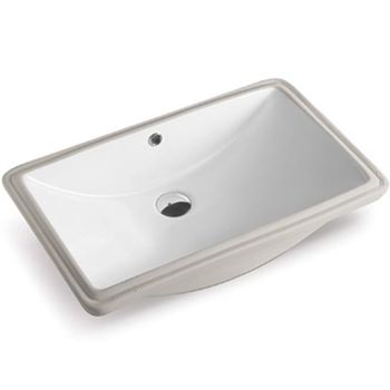 Раковина CeramaLux 61 540F Белая — фото 1, Раковины встраиваемые снизу