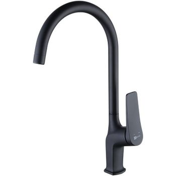 Смеситель для кухни Lemark Bronx LM3705BL Черный — фото 1, Смесители для кухни