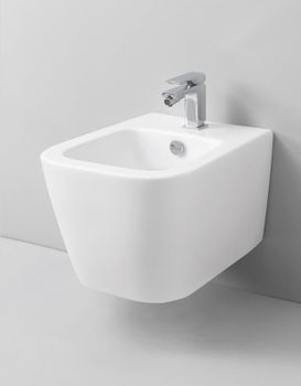 Биде Artceram A16 ASB003 01 00 подвесное Белое — фото 2, Биде подвесные