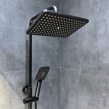 Верхний душ Bond Cube B03-9988 Черный матовый — фото 6, Верхние души