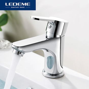 Смеситель для раковины Ledeme H03 1003L Хром — фото 7, Смесители для раковины