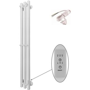 Электрический полотенцесушитель Маргроид Inaro профильный 1200x120 Inaro-12012-1081-9016R правый Бел — фото 1, Электрические полотенцесушители