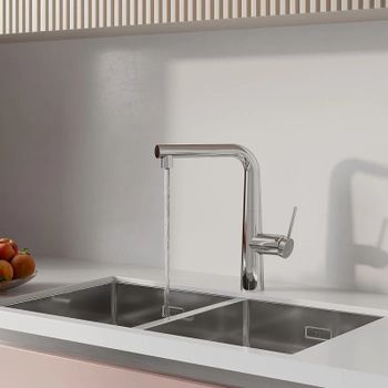 Смеситель для кухни Iddis Pure PURSBPFi05 Хром — фото 5, Смесители для кухни