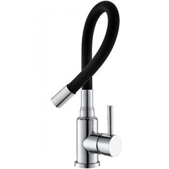 Смеситель для кухни Alveus Flexa 1147023 Нержавеющая сталь Черный — фото 4, Смесители для кухни
