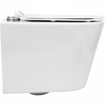 Унитаз Bond F03-10 подвесной Белый с сиденьем Микролифт — фото 3, Подвесные унитазы