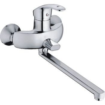 Смеситель для ванны Haiba HB2221 универсальный Хром — фото 1, Смеситель для ванны