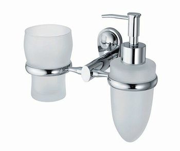 Товар: Аксесс Main K-9289 Держатель стакана и дозатора (блистер), хром, WasserKRAFT - фото 3 Аксесс Main K-9289 Держатель стакана и дозатора (блистер), хром, WasserKRAFT — фото 3, Дозаторы